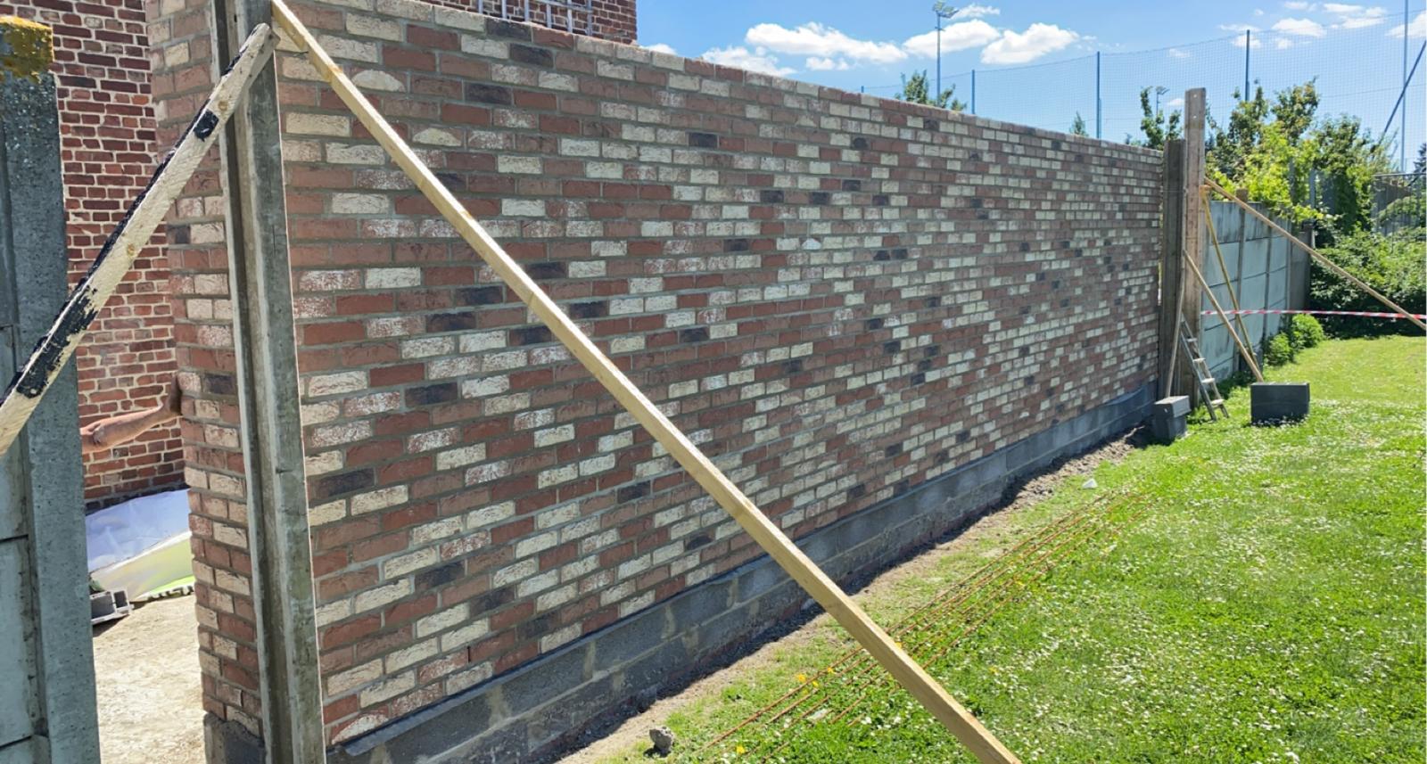 Mur en maçonnerie